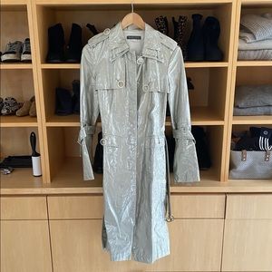 Bradley Scott silver raincoat size 8